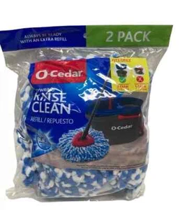Sistema de 2 tanques de repuesto de cabezal de fregona giratoria limpieza enjuague fácil de escurrir con cedro SELLADO - Imagen 1 de 3