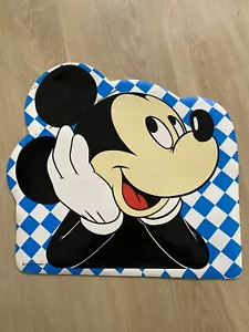 Vintage Walt Disney Mickey Mouse Waterproof Vinyl Placemat - Picture 1 of 4