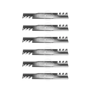 Paquete de 6 hojas de acolchado dentadas para Exmark 103-2507 103-2527 103-6336-S 103-6518 - Imagen 1 de 1