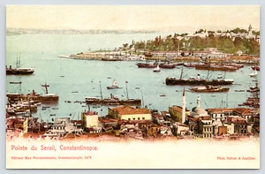 AK Pointe du Serail Konstantinopel Türkei Sarayburnu 1903 Chrom - Bild 1 von 2