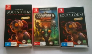 NINTENDO SWITCH VERY CLEAN Oddworld soulstorm+collection TRACKED POSTAGE - Picture 1 of 4