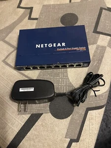 NetGear ProSafe Plus 8-Port Gigabit Ethernet Switch- GS108 v3 - Picture 1 of 2