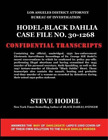 Steve Hodel Hodel-Black Dahlia Case File No. 30-1268 (Poche)