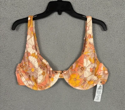 Top de bikini floral con aros Volcom Bloom Shaka correa ajustable multi XXL NUEVO SIN ETIQUETAS Foto 1 de 4