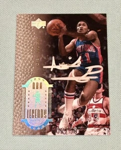 Isiah Thomas 1999 Upper Deck Leggende Commemorative #/50 Autografo Firmato PSA/DNA - Foto 1 di 4