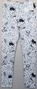 Wonder Nation Girl's Tough Cotton Doodle Leggings Size L (10-12) BRAND NEW - Picture 1 of 5