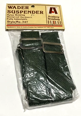 ACADEMY BROADWAY Wader Suspender 347 Nylon Webbing Rustproof Adjustable NEW - Image 1 of 2