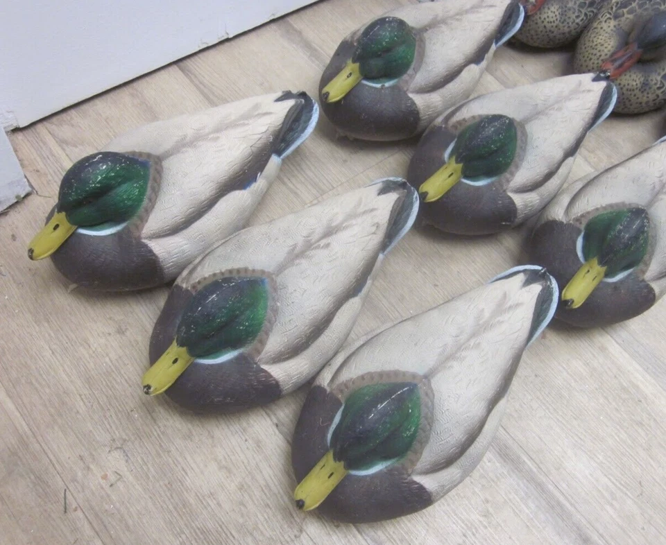 Lot 6 Avery Outdoors Greenhead Gear GHG Mallard Drake Life Size Hunting Decoys - Image 1 of 4