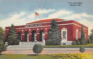 # K1029 AUBURN, AL. POSTCARD, POST OFFICE - Picture 1 of 2