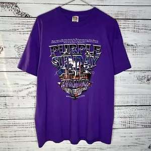 Vintage Y2K Baltimore Ravens Super Bowl XXXV Ray Lewis Lightning T-Shirt Mens XL - Picture 1 of 11