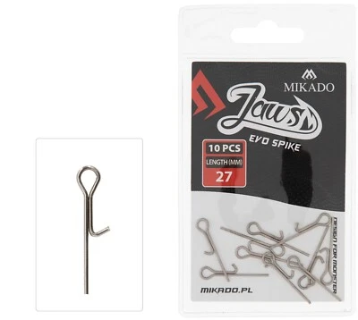 10 X MIKADO SOFT LURES PIN JAWS EVO SPIKE, HAKENVERBINDER SOFT BAIT, SPIN KÖDER