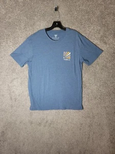 Vissla Everyday Heather Shirt Mens L Sun Surf Tee Blue - Picture 1 of 10