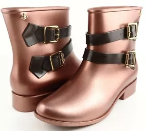 $217 Vivienne Westwood MELISSA ANGLOMANIA Rain Boots 6 M EUR 37 - Picture 1 of 5