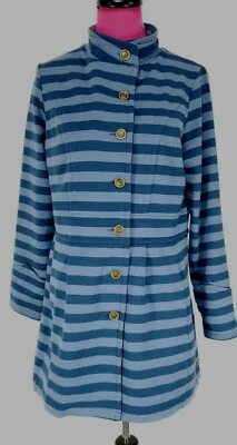Matilda Jane осени бриз синий в полоску пальто куртка женщин размер средний - Изображение 1 из 4