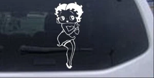 Calcomanía adhesiva Betty Boop manos juntas ventana coche o camión computadora portátil 2,6X6 - Imagen 1 de 33
