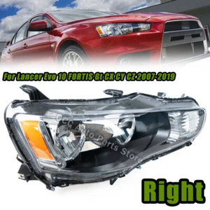 1Pcs Right HID LHD Xenon Headlight For Lancer Evo 10 FORTIS Gt CX CY CZ 2007-19 - Picture 1 of 22