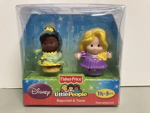 Fisher-Price Little People - Disney Rapunzel & Tiana - 2 Figures - Retired - NEW - Picture 1 of 16