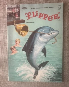 WHITMAN FLIPPER COLORING ACTIVITY BOOK 1968 - Foto 1 di 8