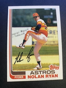 1982 Topps Baseball Nolan Ryan Houston Astros Card #90 Hall of Famer (a) - Picture 1 of 2