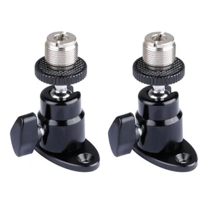 2x Camvate Mini Kugelkopf mit 5/8"-27 Schraube & Wandhalterung Basis für Mikrofon - Bild 1 von 8