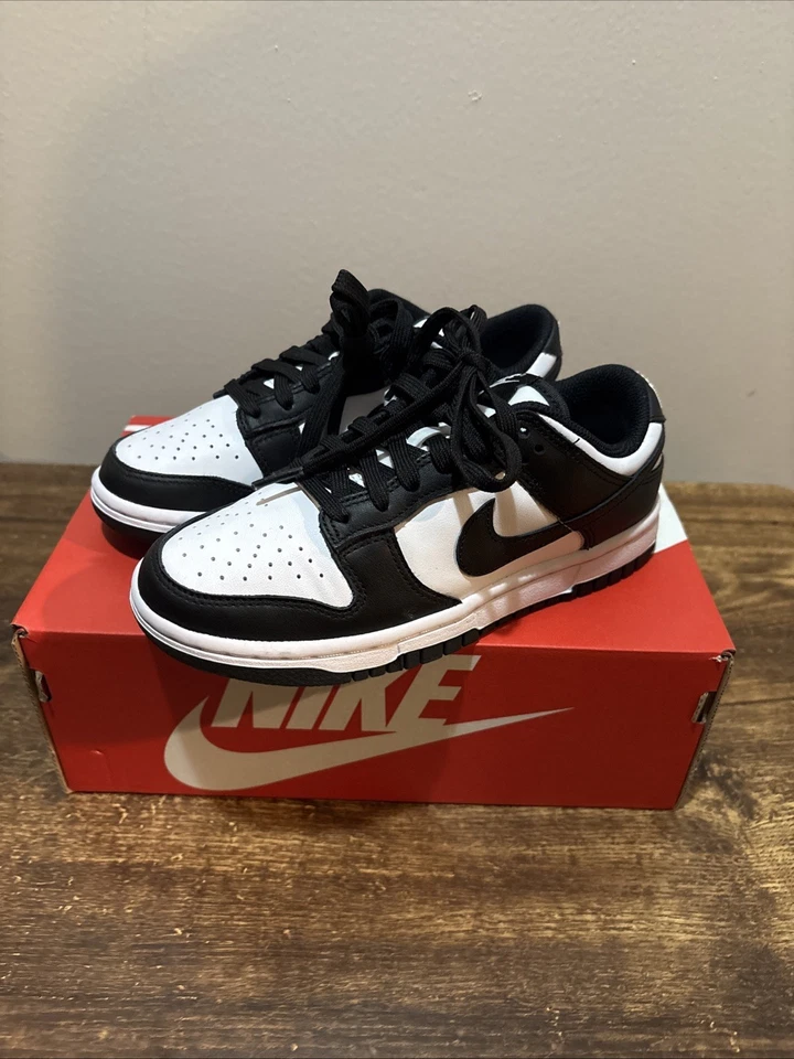 Talla 6 - Nike Dunk Low Negro Blanco W Foto 1 de 4