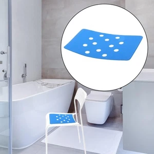 Bath Shower Stool Seat Mat Adhesive Backing Soft Foam 35x24cm Comfortable - Picture 1 of 7