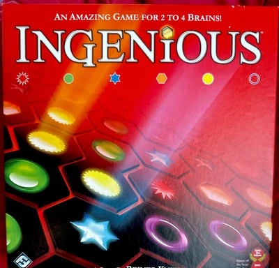 2004 Fantasy Flight Games Ingenious Game Reiner Knizia Red Box NEW! - Image 1 of 4