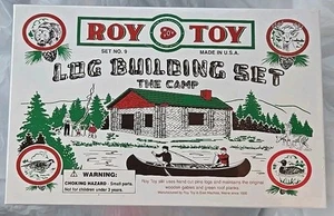 Roy Toy Log Building Set - Picture 1 of 7
