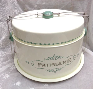 Juego de 4 piezas de guardián de colección World Market PATISSERIE francés de metal para llevar pastel - Imagen 1 de 17