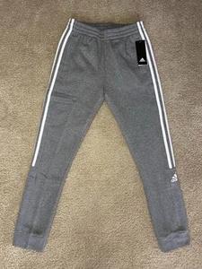 Girls XL (16) Adidas Grey Fleece Lined Sweatpants NWT - Picture 1 of 9