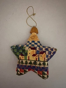 Navidad Jim Shore Enesco Hardwood Creek Star Ornamento 4.5" - Imagen 1 de 2