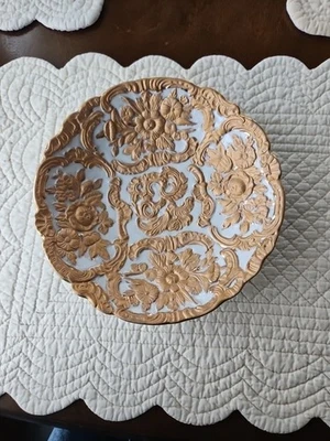 Antique Meissen Porcelain Bowl G656 Gilded Gold. - Image 1 of 4