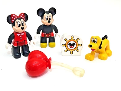 Lego DUPLO Mickey Mouse Minnie Mouse & Pluto Play Pack w/ Balloon & Wheel Brick - Image 1 of 4