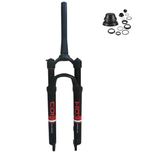 DONSP1986 26" Bicycle Suspension Fork 28.6mm w/Headset for Tapered Frame 44-55mm - Picture 1 of 14