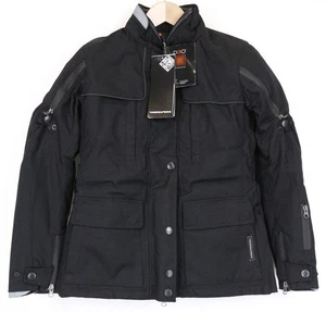 TUCANO URBANO Iris Women's Jacket IT38 Black Waterproof Breathable Moto Jacket - Picture 1 of 12