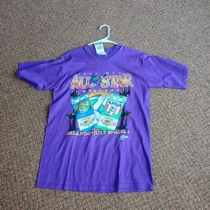 Vintage MLS Soccer T-Shirt Pro Player Youth Size 18/20 Purple New - Picture 1 of 5