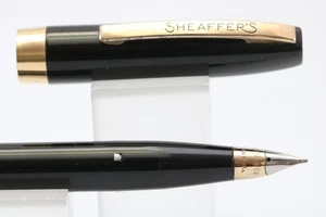 Sheaffer Imperial III TD (AS9M-11) Black Medium Italic Fountain Pen, GT - Picture 1 of 4