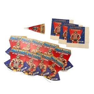 Lote de fiesta Masters of the Universe 1983 vintage sombreros servilletas fabricante de ruido He-Man - Imagen 1 de 11