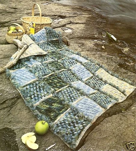 EARTHY Mossy Stones Afghan/Crochet Pattern - Image 1 of 1