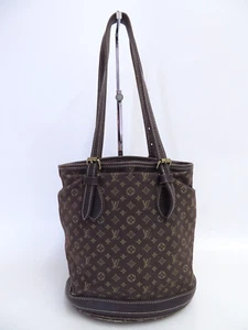 Authentic Louis Vuitton Monogram Mini Lin Idylle Bucket PM Shoulder Bag #37624 - Picture 1 of 24