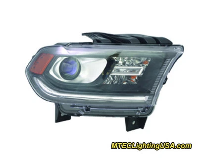 Conjunto de lámpara de faro halógeno lateral derecho TYC NSF para Dodge Durango 2014-2015 Foto 1 de 3