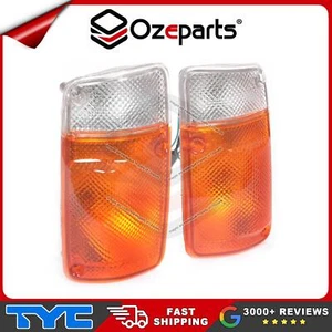 TYC Pair LH+RH Corner Light Indicator Lamp For Nissan Patrol GQ 1988-1994 - Picture 1 of 6