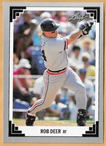ROB DEER DETROIT TIGRES #237 - HOJA CASI NUEVA - MONTADA 1991 - Imagen 1 de 2