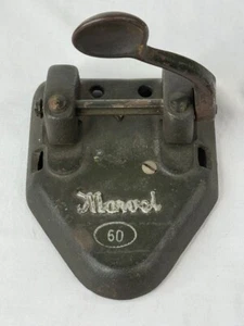 Vintage Wilson Jones Co. Marvel 2 fori punzone anni 40 ghisa - Foto 1 di 6