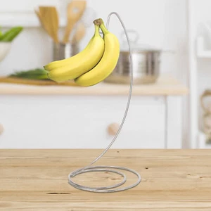1x Banana Tree Hanger Fruit Holder Grapes Table Top Prevents Bruising & Spoiling - Picture 1 of 8