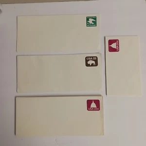 VINTAGE LOT OF 19 PREPAID UNUSED ENVELOPES: 2 Eagle and D 1 Buffalo 13 Capital.  - Picture 1 of 9