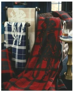 Polo Ralph Lauren manta a cuadros a cuadros 100% algodón 50x70 - Imagen 1 de 39