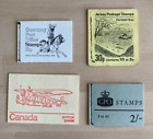 JOB LOT of 4 Assorted VINTAGE STAMP BOOKLETS. Guernsey Jersey Canada 1960s GB