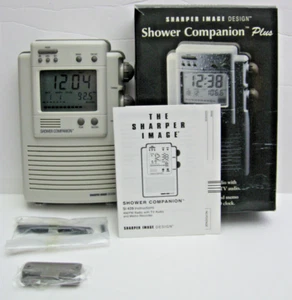 Vtg New SHARPER IMAGE DESIGN Shower Companion Plus / Fully tested / YR 2000-2006 - Picture 1 of 9