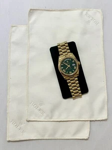 Reloj Rolex de tela crema pulidora 2 piezas servicio publicitario regalo fecha justo día fecha - Imagen 1 de 3